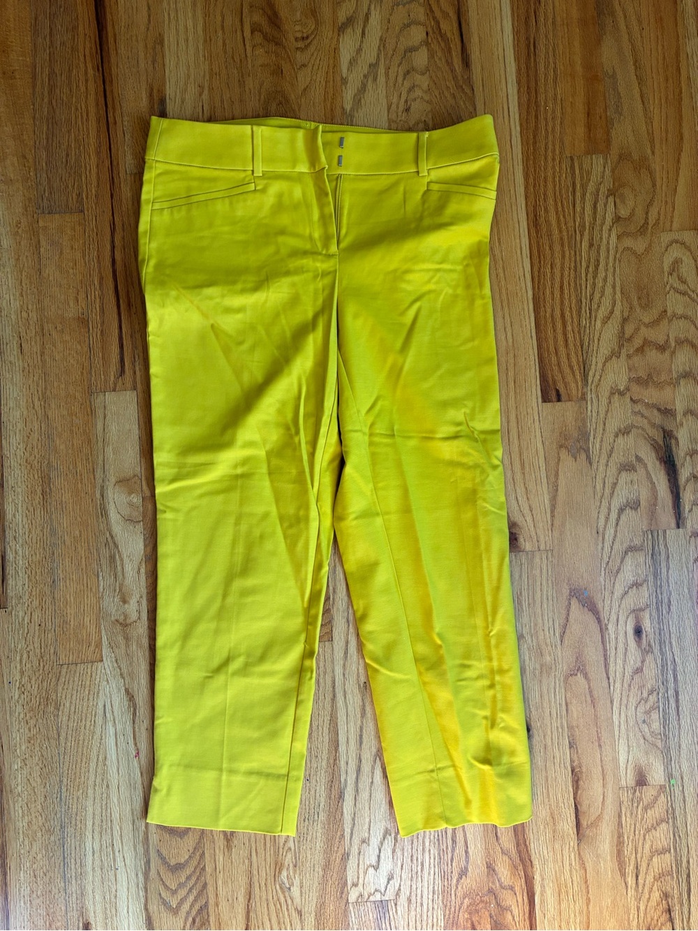LOFT Riviera Slim Pants - yellow